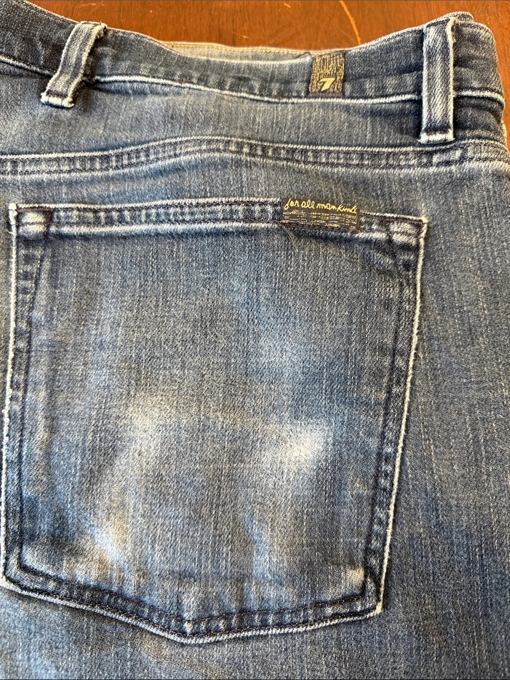 7 For All Mankind Men’s Medium Blue Straight Leg Jeans